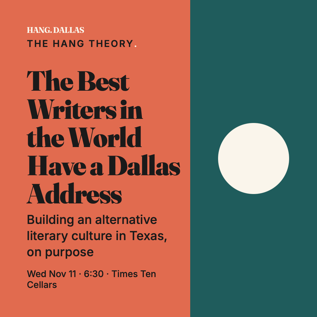 Poster for The Best Writers in the World Have a Dallas Address