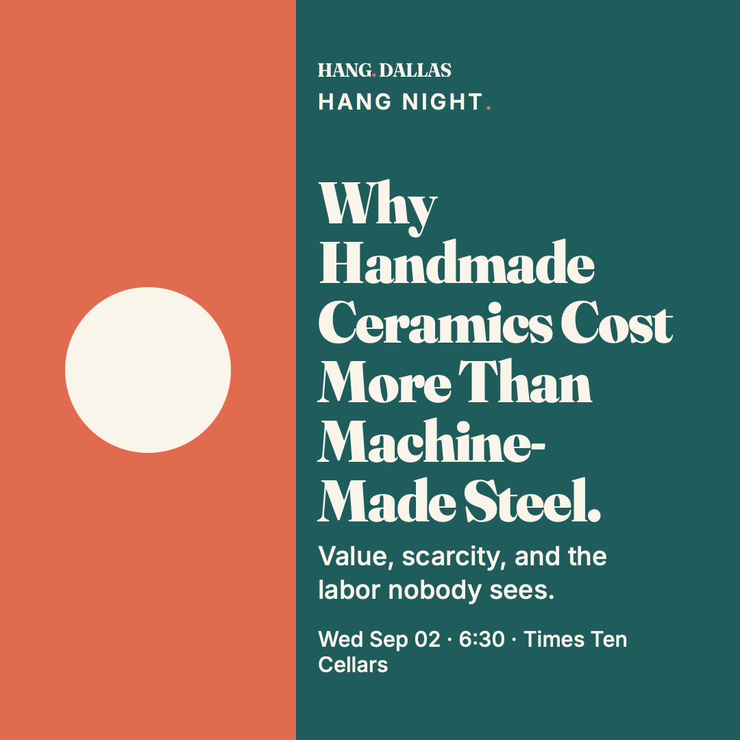 Poster for Why Handmade Ceramics Cost More Than Machine-Made Steel.